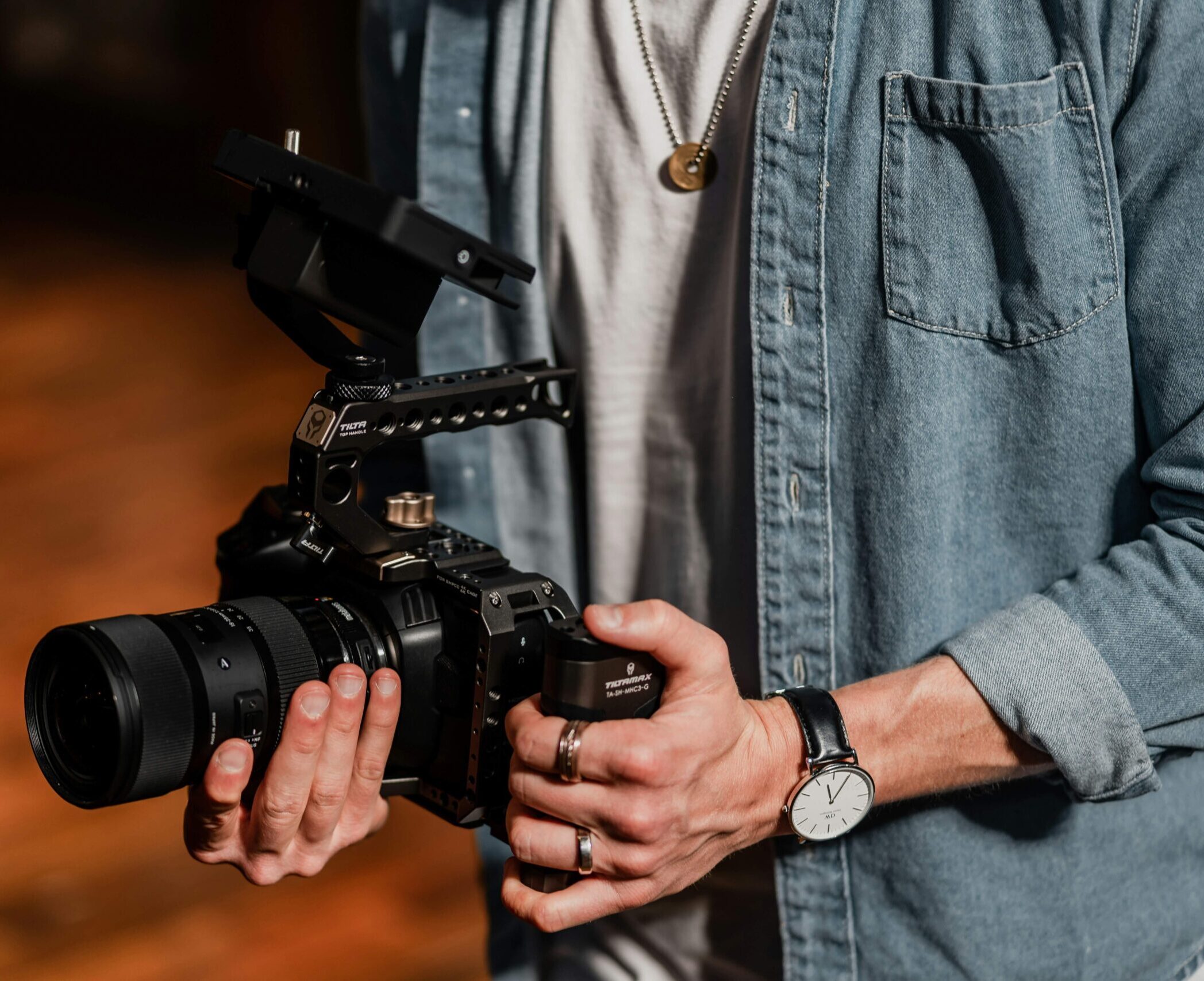 modern digital videogaphy camera